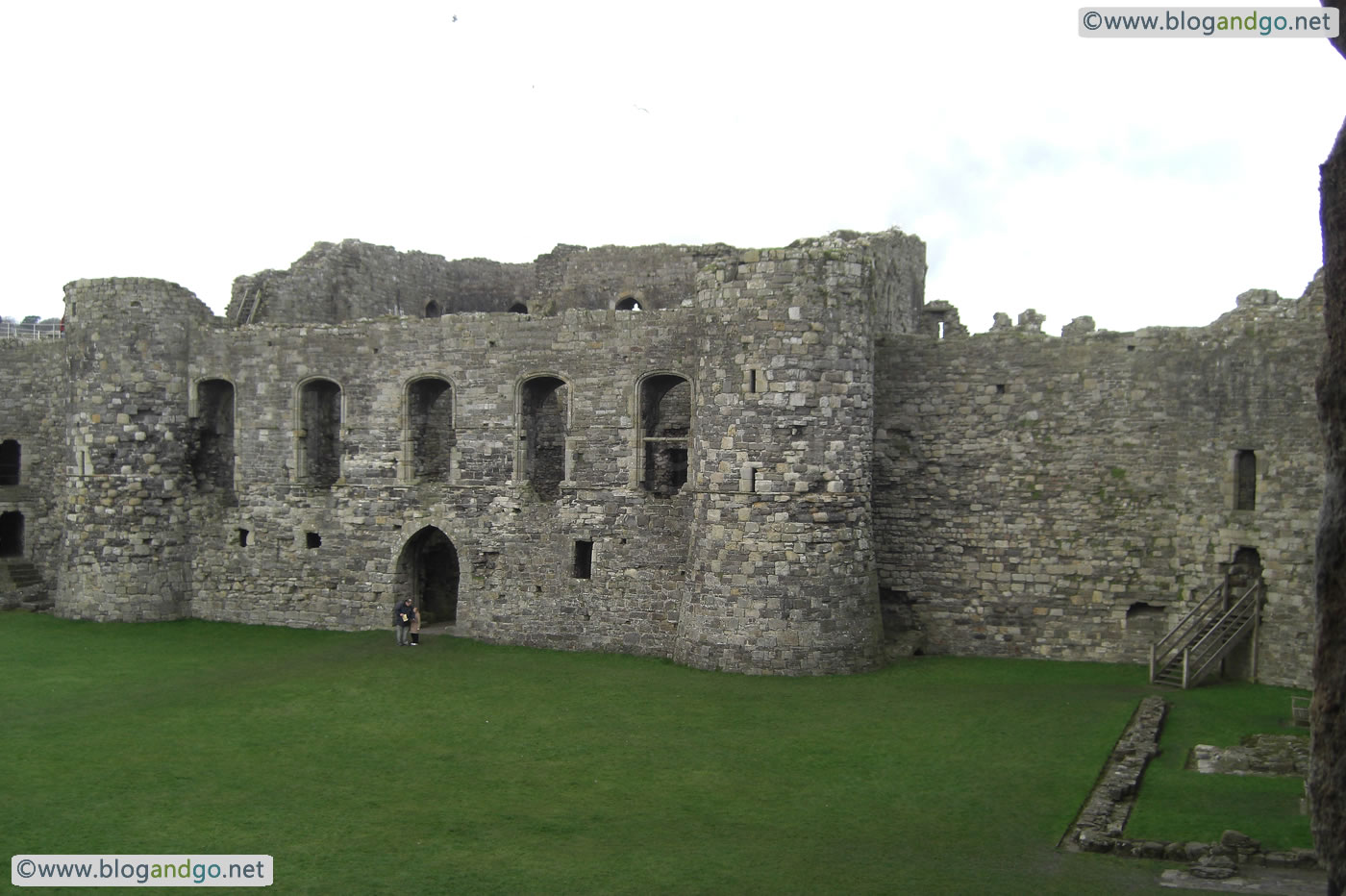 Beaumaris Castle - The inner ward